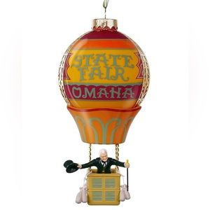 Hallmark Keepsake premium, glass ornament "Up, Up and Away"  Wizard of Oz.